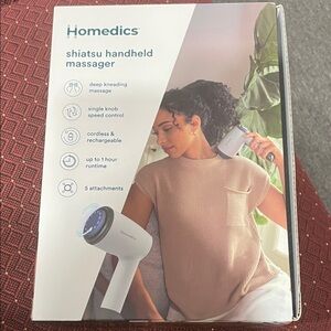 Homedics White Shiatsu Handheld Massager